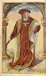 Imperatore Massimiliano I, da Honor Military, and Civill, William Segar