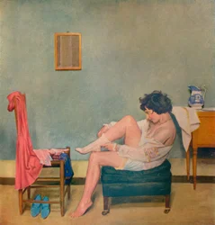 Ragazza che si Veste, XX secolo 1933