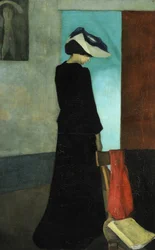 Interno (Signora con cappello)