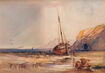 Scena di spiaggia