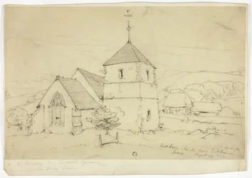Chiesa di Eastdam vicino a Eastbourn Sussex