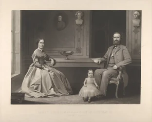 Generale di brigata Thomas J. Jackson e la sua famiglia Stonewall Jackson, 1866