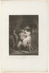 Il principe Hal e Poins sorprendono Falstaff con Doll Tearsheet