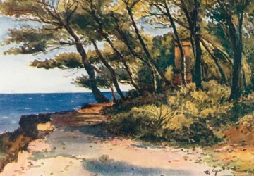 Cap Martin (litografia a colori)