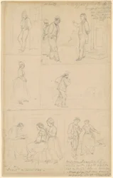 Studi di gruppi figurativi