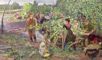 Raccoglitori di luppolo, c.1870