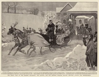 La visita del re all