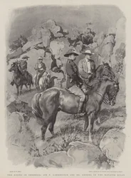 La rivolta in Rhodesia, Sir F Carrington e Mr Rhodes nelle colline di Matoppo