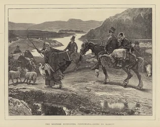Le Highlands occidentali, Connemara, andando al mercato