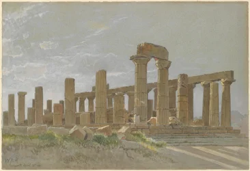 Girgenti, il tempio di Giunone Lacinia ad Agrigento