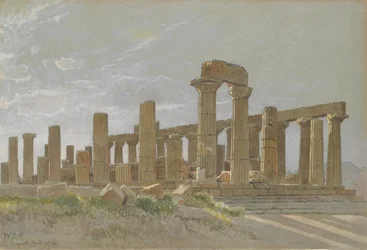 Girgenti Il Tempio di Giunone Lacinia ad Agrigento, 1881