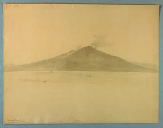 Studio del Monte Vesuvio da Sorrento, Italia