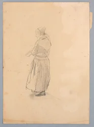 Studio di una donna