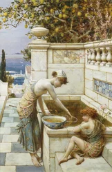 Lo stagno dei pesci rossi
