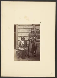 Figli del capo Arapaho, Piccolo Corvo [Piccolo Orso e Scudo, probabilmente a Camp Supply].