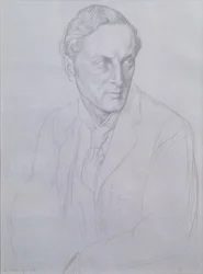 Ritratto di Sir Henry John Newbolt (1862-1938) poeta
