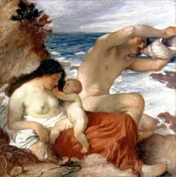 La casa del pescatore, XX secolo (olio su tela)