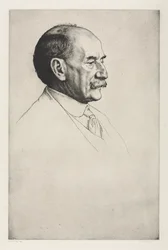 Thomas Hardy, rivolto a destra