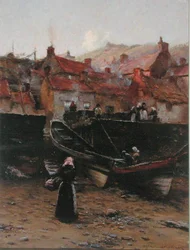 Banchina a Staithes, Yorkshire