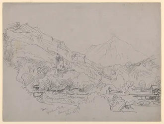 Paesaggio, Meiringen, Svizzera