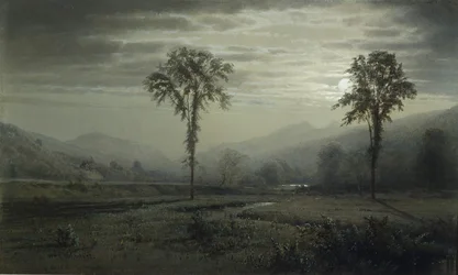 Chiaro di luna sul Monte Lafayette, New Hampshire, 1873