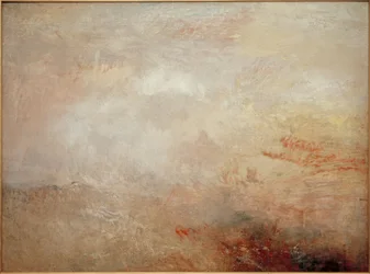 Mare in tempesta con delfini