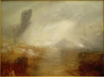 Il Tamigi sopra il ponte di Waterloo