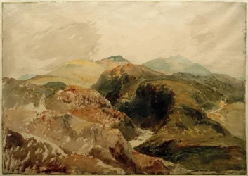 Yr Aran e Y Wyddfa dalle pendici di Moel Hebog
