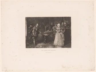 Alva visita la governatrice Margherita di Parma, 1567