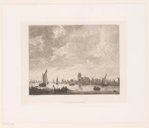 Veduta della Merwede davanti a Dordrecht