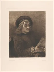 Tito, figlio di Rembrandt. Naar Rembrandt. Verlag der Gesellschaft f. vervielf. Kunst in Wien