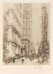 Lower Broadway, centro di New York