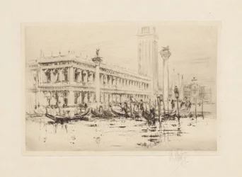 Il set di Venezia: La biblioteca di San Marco