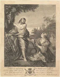 Cristo appare a Maria nel giardino