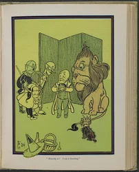 "Esattamente così! Io sono un imbroglione" Illustrazione da "Il meraviglioso Mago di Oz" di Lyman Frank Baum