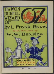 Frontespizio de "Il meraviglioso mago di Oz" di Lyman Frank Baum