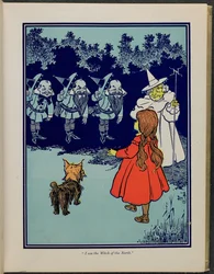 "Io sono la Strega del Nord", illustrazione da "Il meraviglioso Mago di Oz" di Lyman Frank Baum