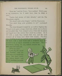 Illustrazione da "Il meraviglioso mago di Oz" di Lyman Frank Baum