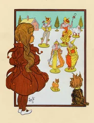 Illustrazione de "Il mago di Oz" di Lyman Frank Baum (1856-1919) di William Wallace Denslow (1856-1915)