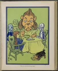 "Il leone mangiò un po