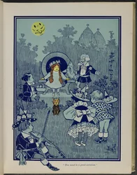 "Devi essere una grande maga", illustrazione da "Il meraviglioso mago di Oz" di Lyman Frank Baum