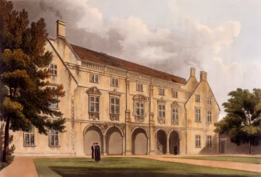 Esterno della Biblioteca del Magdalene College, Cambridge, da 