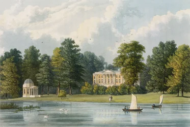 Hampton House, inciso da Richard Gilson Reeve, pubblicato 1828