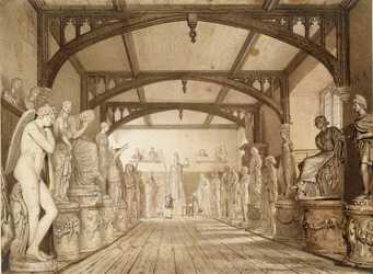 La Galleria delle Sculture nelle Examination Schools, Oxford, 1813