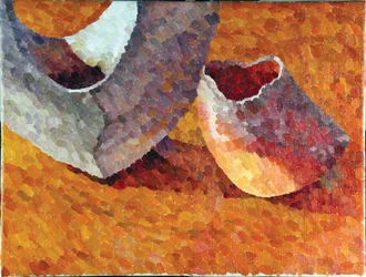 Natura morta, vasi Koyama, 2014