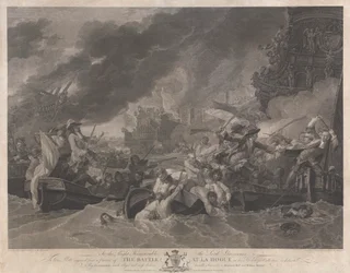 La battaglia di La Hogue