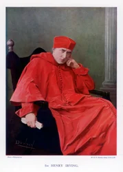 Sir Henry Irving, famoso attore teatrale britannico dell