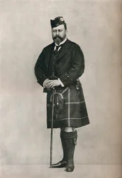 Il Principe di Galles in Costume delle Highlands, c1886 1910