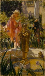 Un passo nella fontana