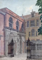 Il Cortile Interno della Vecchia Sala dei Salters, 1750